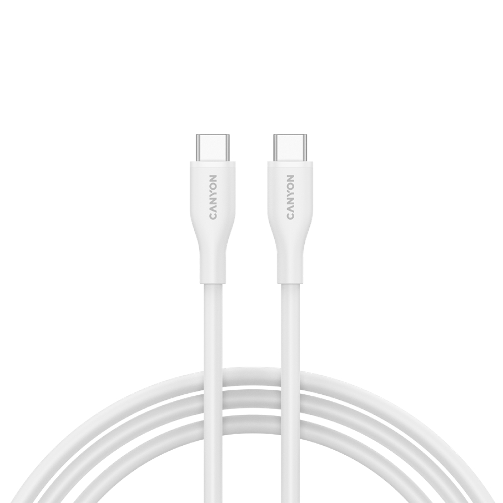 CANYON cable CC60SC10 C-C 60W 1m Silicon White
