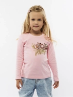 Лонгслив для девочки детский хлопок 100%