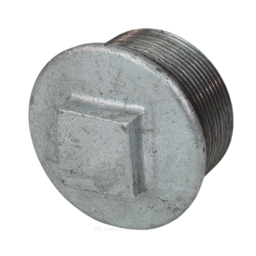 Заглушка чугун оц Ду 50 (2") НР Fittex PLUS