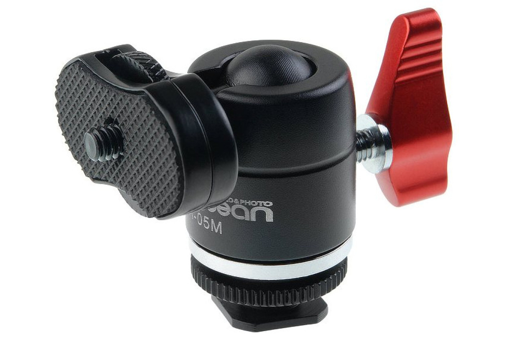 Штативная голова GreenBean TH-05M с адаптером на горячий башмак