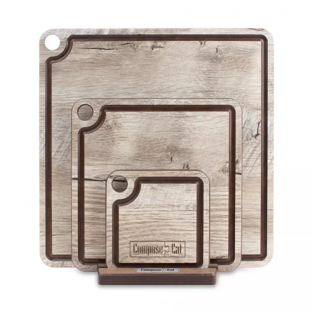 Набор подставок для горячего 3шт ComposeEat ProFashion дуб светлый
