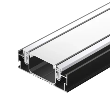 Профиль STRETCH-41-CEIL-CENTER-2000 BLACK (Arlight, Алюминий) 055206