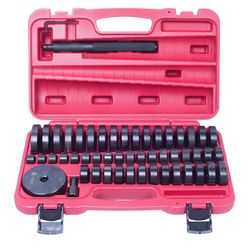 МАСТАК (100-20049C) Набор оправок для монтажа и демонтажа подшипников, 18-74 мм, кейс, 49 предметов