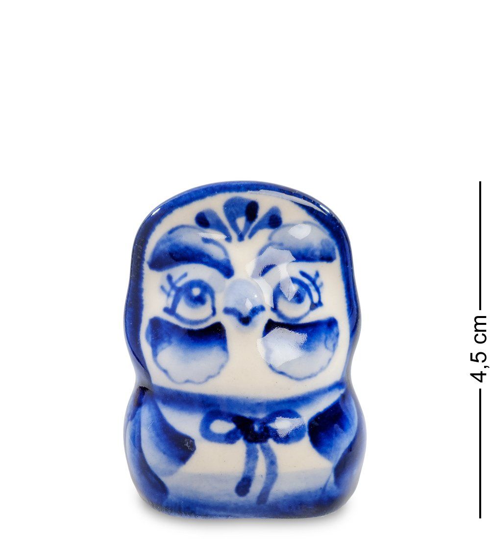 ГЛ- 268 Фигурка «Сова» мал.(Гжельский фарфор)