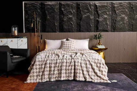 Плед 160x220 Sofi De MarkO Эрнесто светло-серый