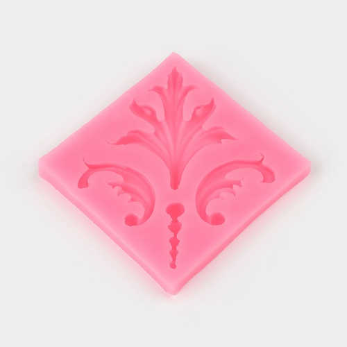 Молд для заливки «Завитки», силикон, 6.5×0.7 см