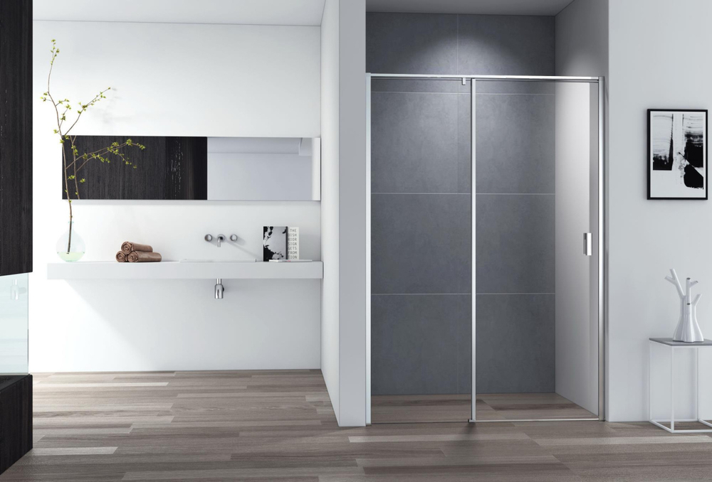 Душевая дверь Cezares URBAN-B-12-110-C-CR, 110х195, профиль хром, стекло прозрачное