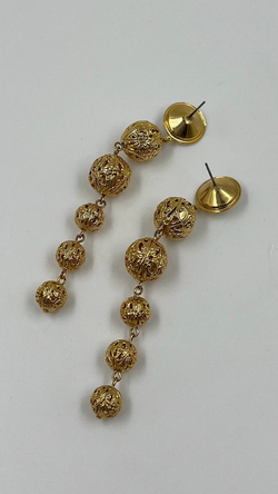 Серьги с ажурными подвесками