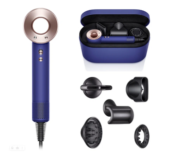 Фен Dyson Supersonic HD08,Vinca Blue and Rose + с подарочным кожаным чехлом EU