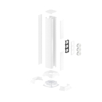 Алюминиевая колонна 0,71 м, цвет белый