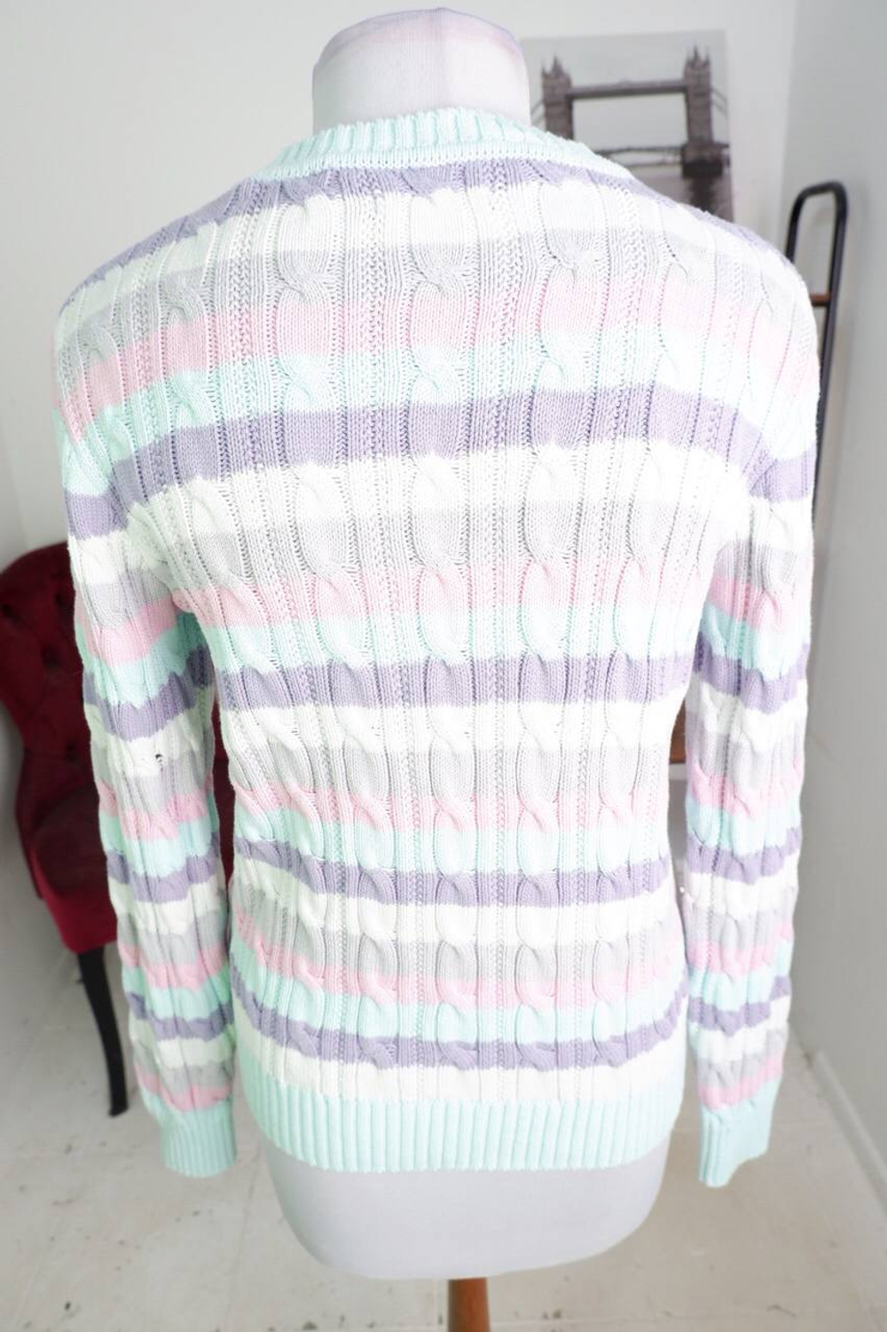 Джемпер FunDay в нежную расцветку, маркировка S, визуально на 44 размер