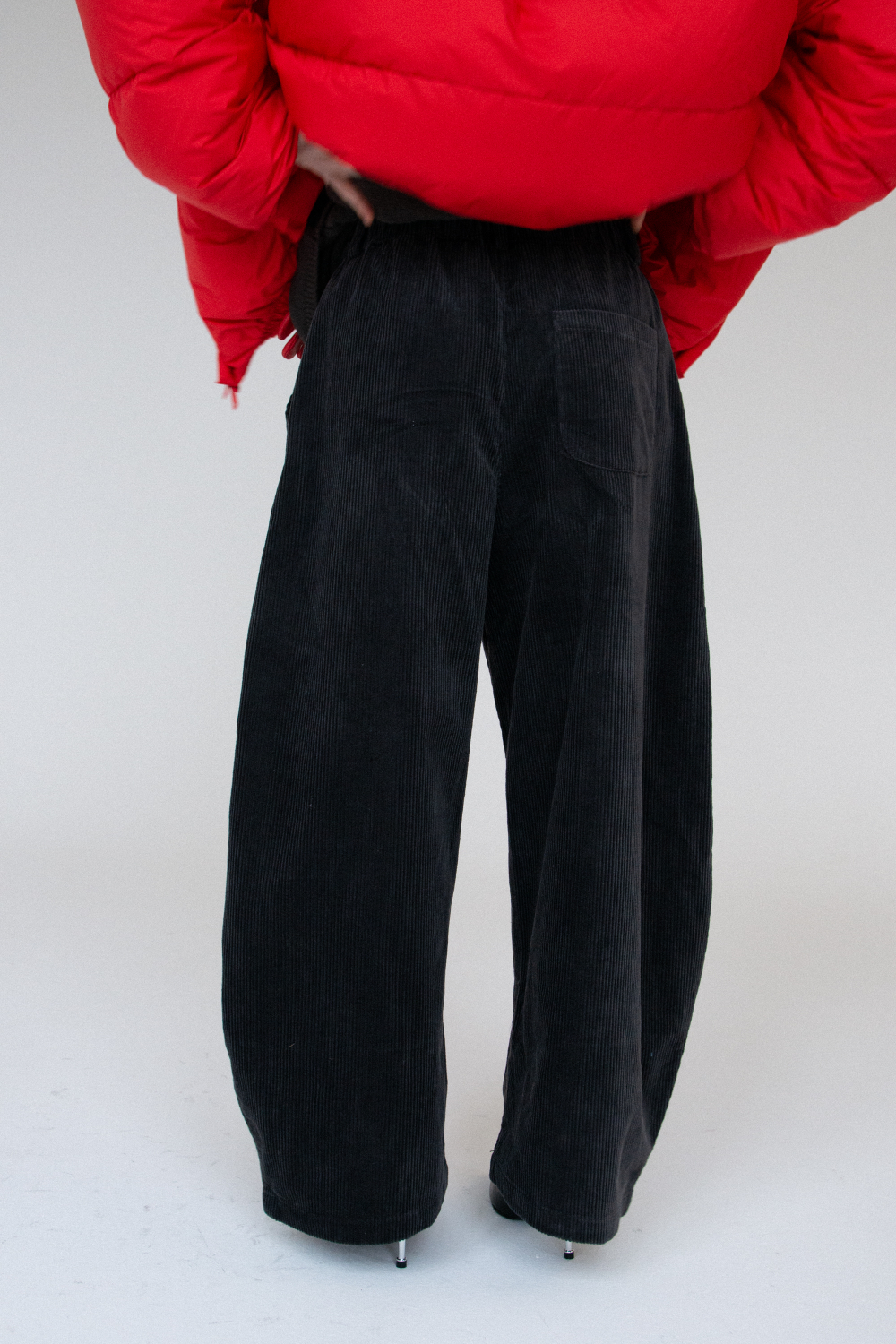 Брюки вельвет о-силуэта