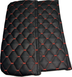 Чехлы на козырьки УАЗ 469, УАЗ "Хантер", УАЗ 452 "Буханка"(красная нить Рубин)