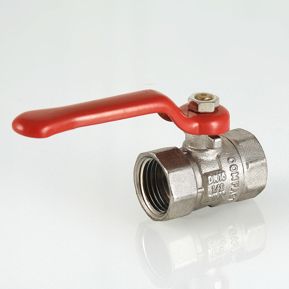 Кран шаровой VALTEC COMPACT стальная рукоятка вн.-вн.