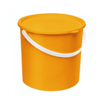 Ведро с герметичной крышкой и ручкой 3,6 л (ручка арочная) цветное