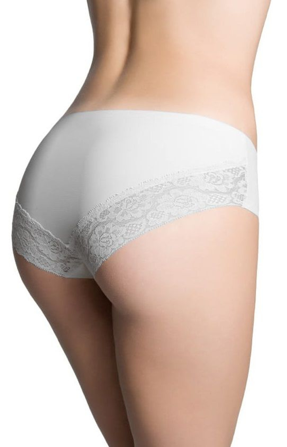 Трусики-слипы с кружевом Cheekie (Размер: XL) (Цвет: черный)