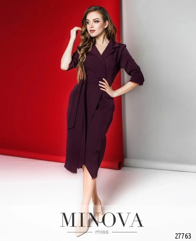 Платье 1061-бургунди Minova