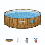 Бассейн каркасный Splashview Round Pool Set 427*107 см +3 аксессуара Bestway (561JM)