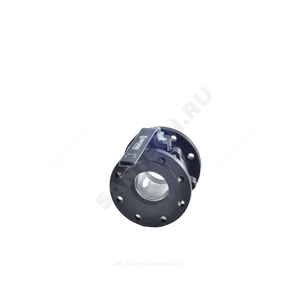 Кран шаровой чугун R740F Ду 50 Ру16 фл полнопроходной рукоятка Тмакс=120 оС Giacomini R740FLY005