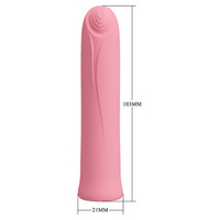 Нежно-розовый мини-вибратор 10,3см Pretty Love Curtis BW-500008-1