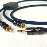 DAXX J108 Аудио кабель из монокристаллической меди Mini-Jack на 2RCA разветвитель. D=6mm