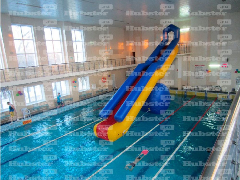 Надувная горка "Каскад 5"