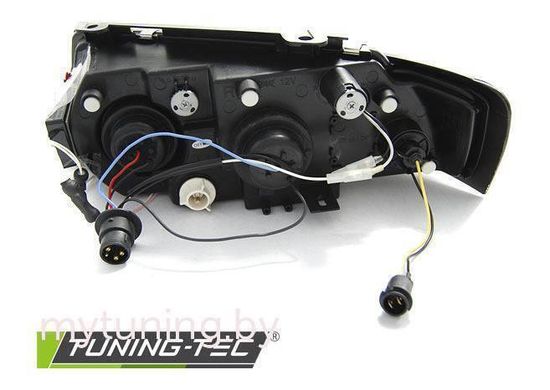 Передние фары Angel Eyes для Volkswagen Passat B5 (96-00) CCFL Black