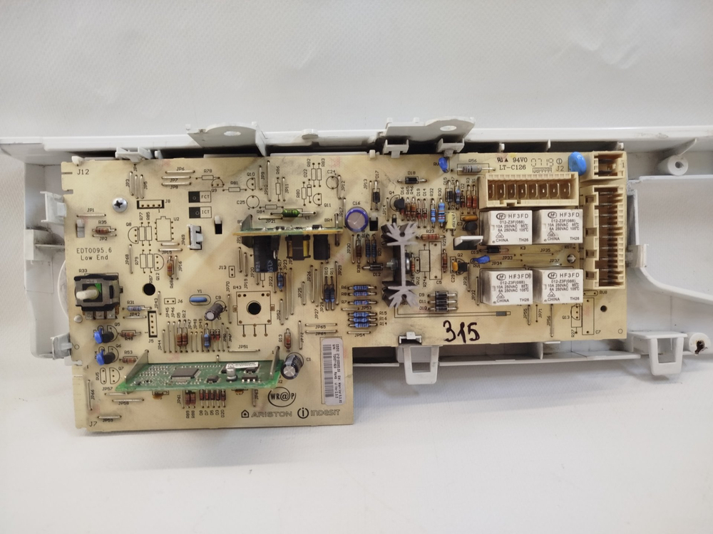 420 Силовой модуль и панель индикации в сборе для стиральной машины Indesit Wisa61 / 210130060.03 б/у