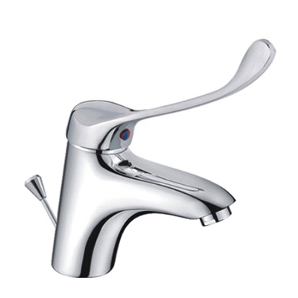 Смеситель для раковины 40к HB1054 HAIBA МЕДИЦИНСКИЙ п/шпильку