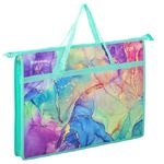 Папка с ручками А3, Brauberg Marble, пластик