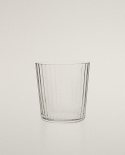Zara Home стакан из стекла, цвет прозрачный, 9 см · 9226/401