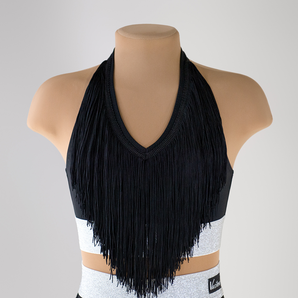 топ с бахромой