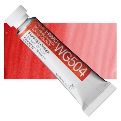 Акварель Holbein 5 мл. WG504 Flamingo Orange