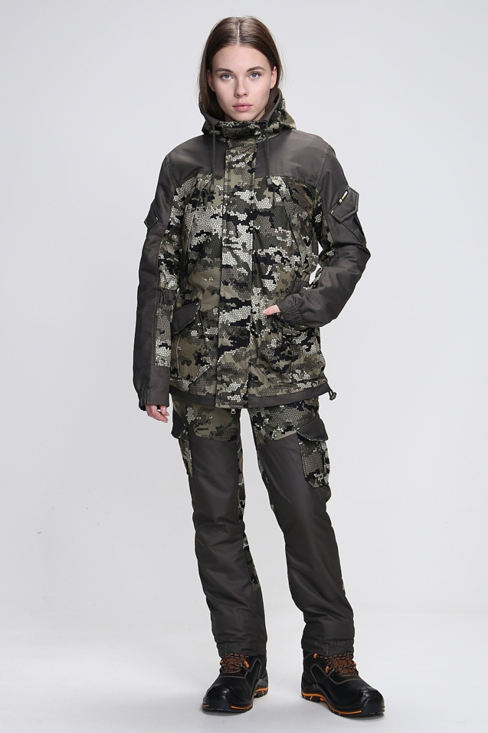 Демисезонный женский костюм Onerus Горный -5 (Алова, флис) Бежевый