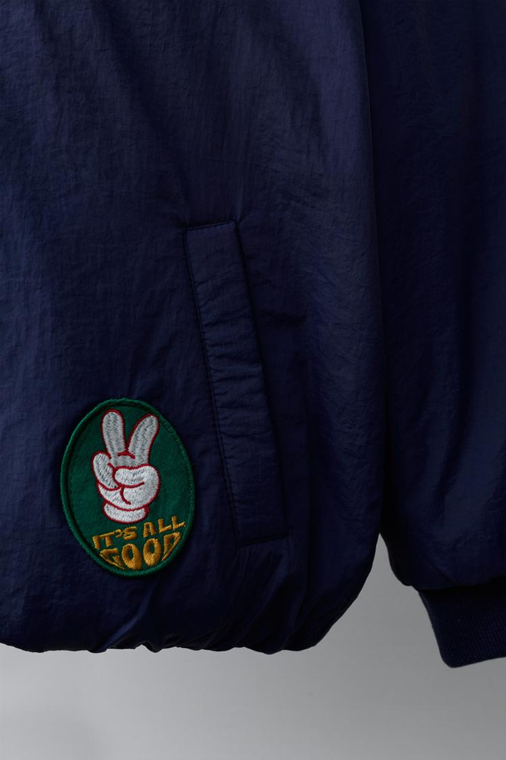 ZARA БОМБЕР С НАШИВКАМИ MICKEY MOUSE © DISNEY, СИНИЙ