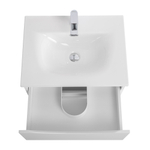 Тумба с раковиной подвесная BelBagno MARINO-CER-N-600-2C-SO-BL-P Bianco Lucido, раковина белая BB-8099-60