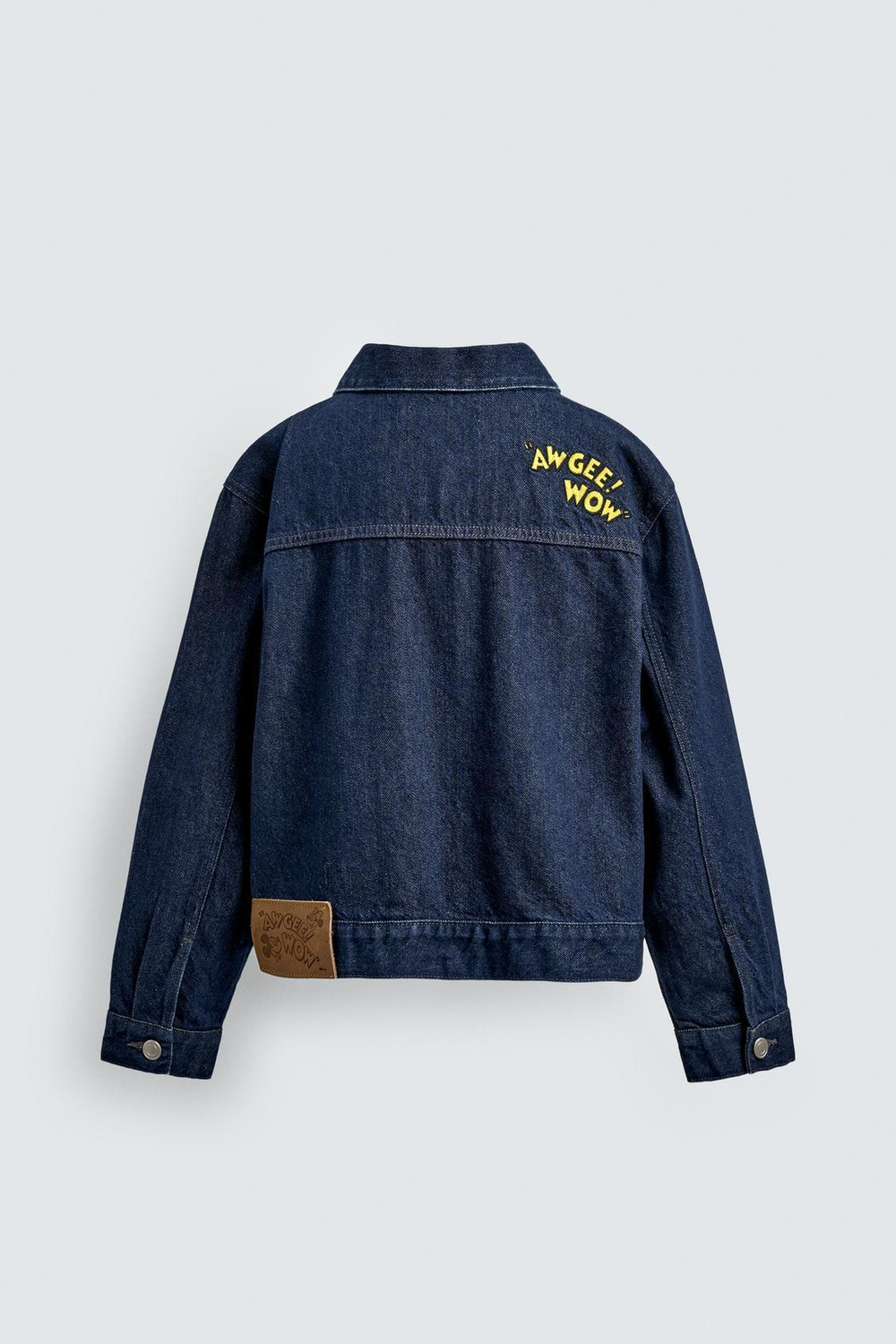 ZARA Х DISNEY ДЖИНСОВАЯ КУРТКА С ВЫШИВКОЙ, СИНИЙ