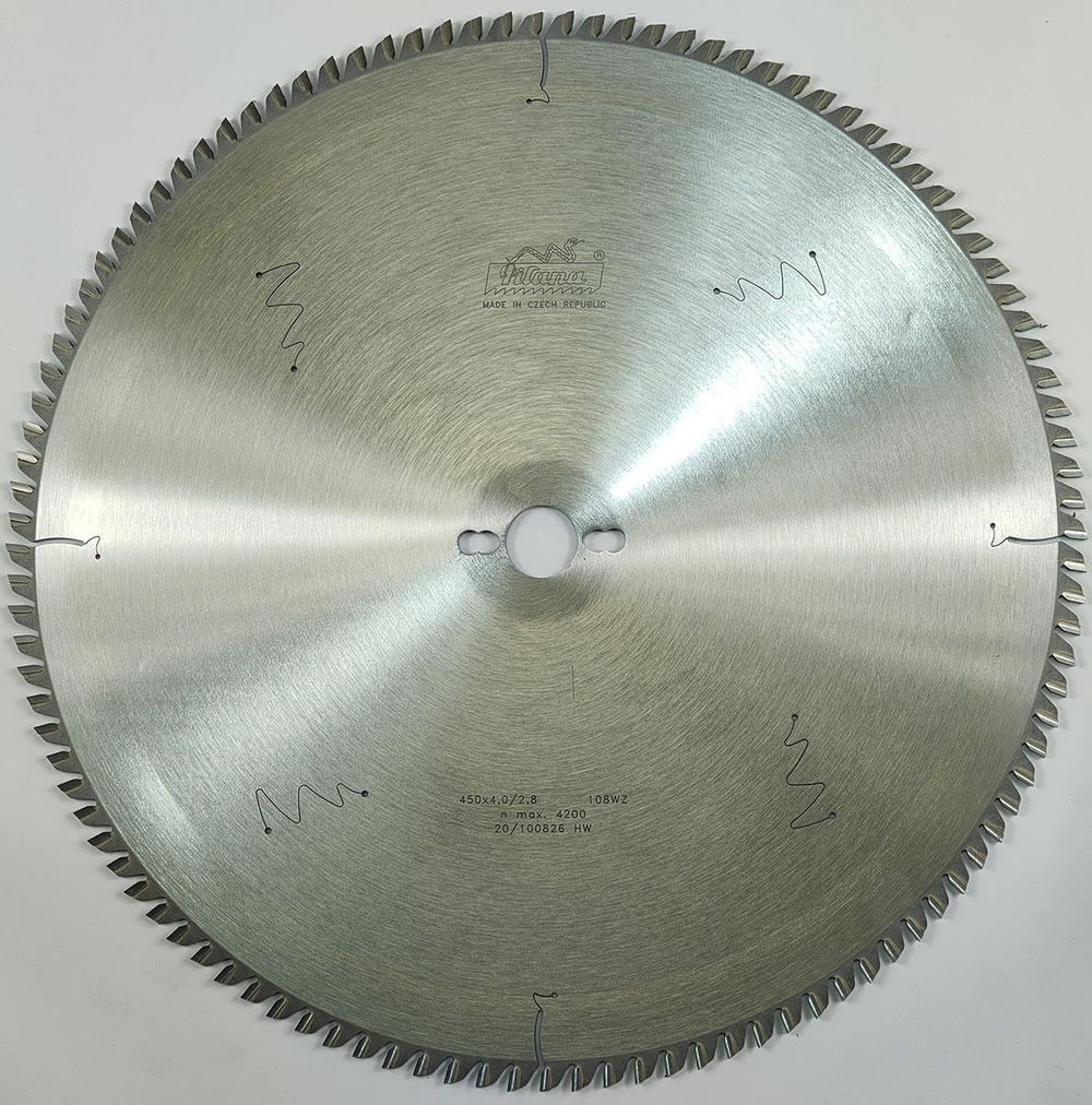 Пила дисковая TCT "Pilana" 450x4.0/2.8x30 z108 81-13 WZ