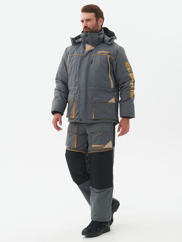Костюм зимний Elbrus ткань Hit Membrane цвет Серый/Банан
