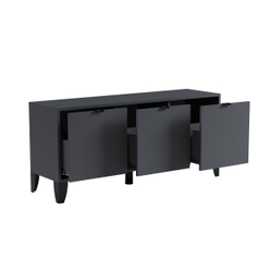 Гостиная Гира тумба для ТВ-техники ГТ-1 графит серый