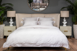 Постельное белье 1.5 спальное Garda Decor Лоренцо белое