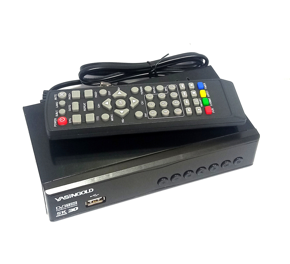 Цифровая ТВ приставка YASIN GOLD T-777 DVB-T2/C/Wi-Fi