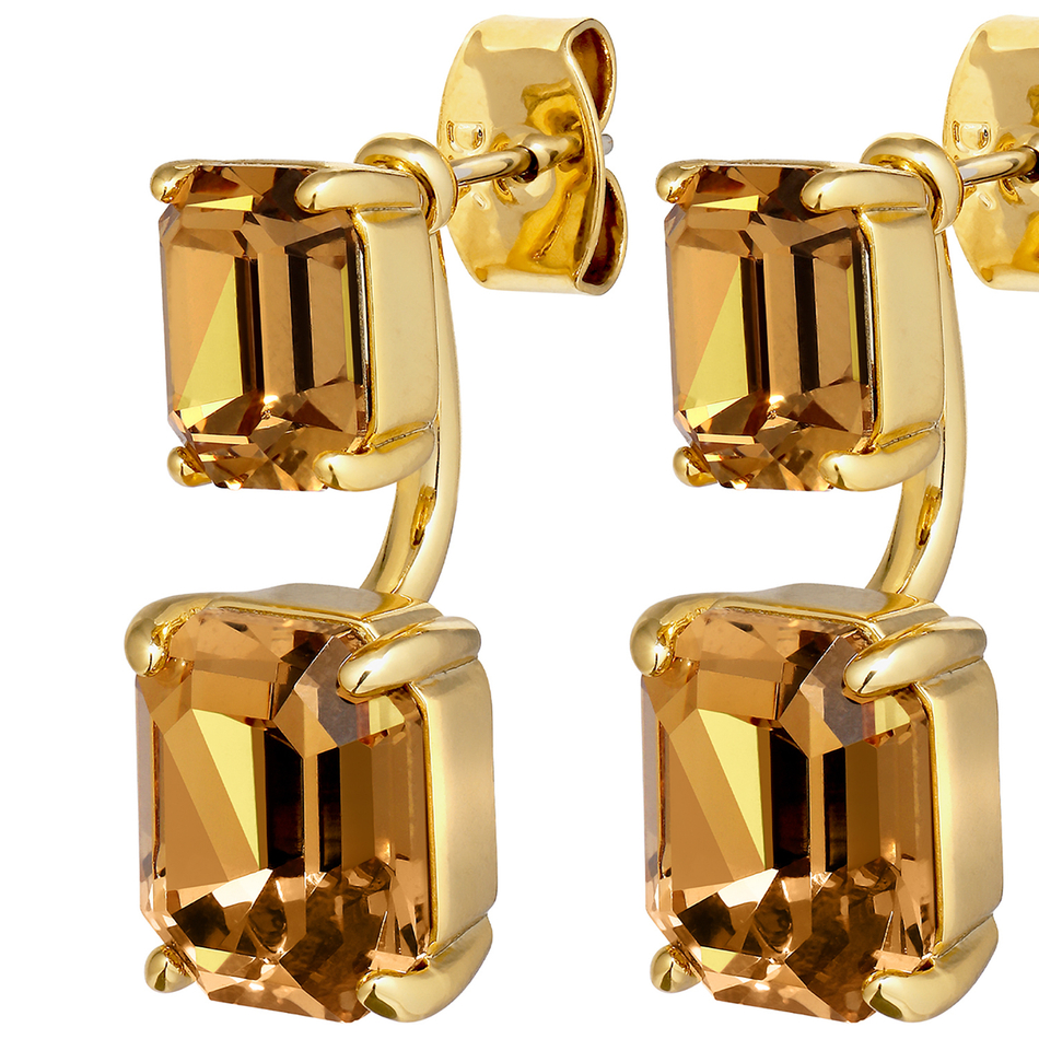 Серьги-трансформеры 2-in-1 Dyrberg Kern TETI SG GOLDEN 460005