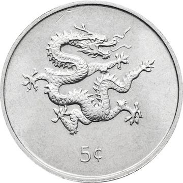 5 центов 2000 Либерия