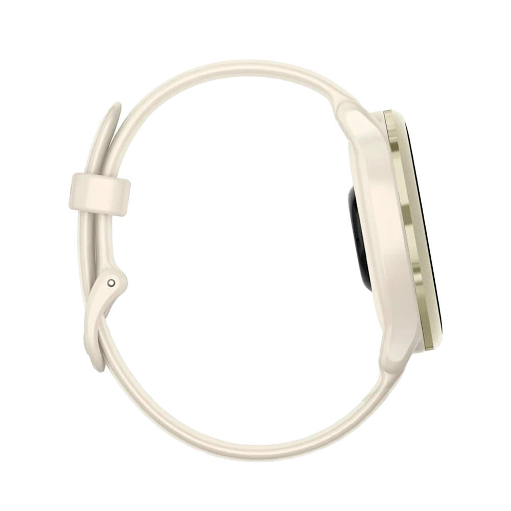 Умные часы Garmin Vivoactive 6, 42.2mm, Lunar Gold with Bone Band (010-02985-01)