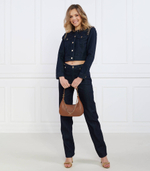 Кожаная сумка через плечо PIPER Michael Kors - коричневый(32F2GP1C1L)