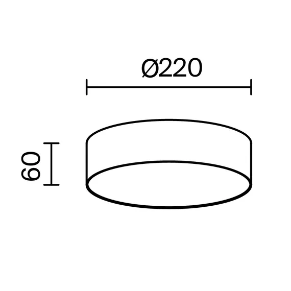 Потолочный светильник Зон / Zon 24 Вт 3000 К 120° Technical c032cl-24w3k-rd-w