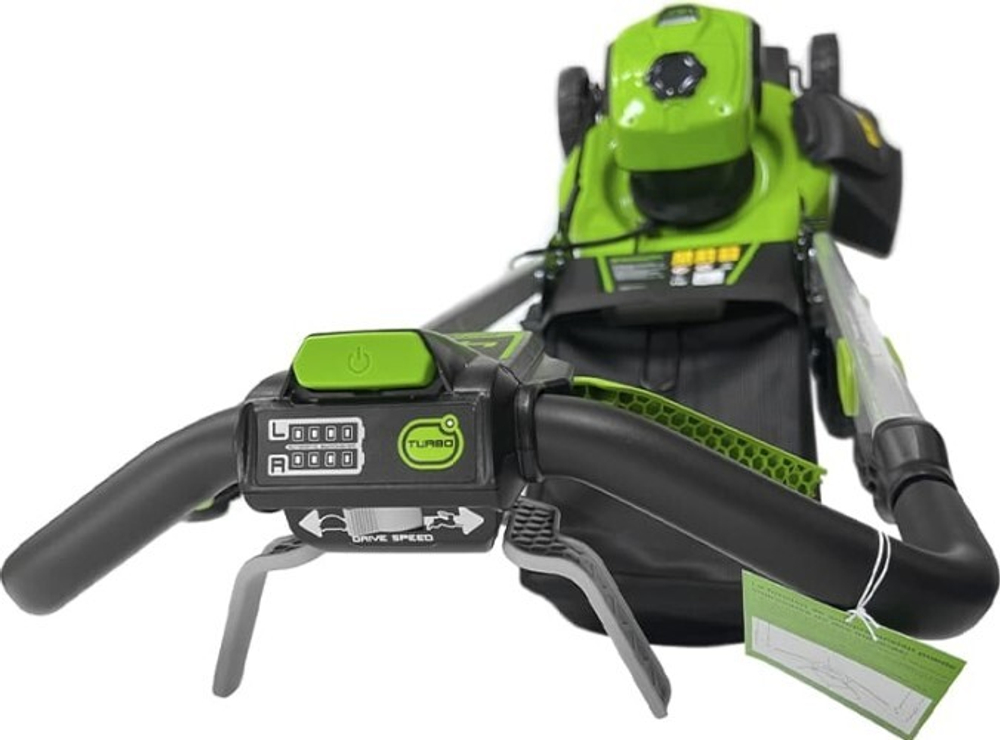 Газонокосилка аккумуляторная GREENWORKS GD40LM48SPК4 40V, самоходная 2517407UB