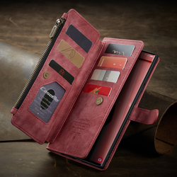 Многофункциональный чехол-кошелек CaseMe 3 in 1 Matte Wallet для Samsung Galaxy S25 Ultra