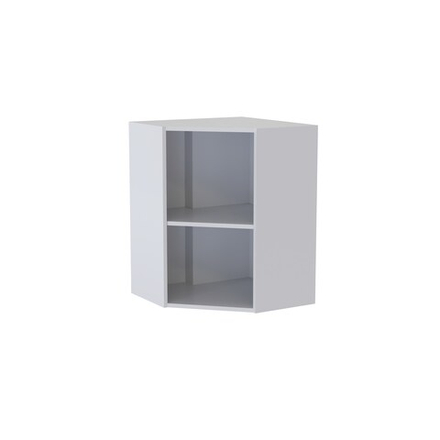 Берн Угловой навесной шкаф со стеклом 550х550 УВС